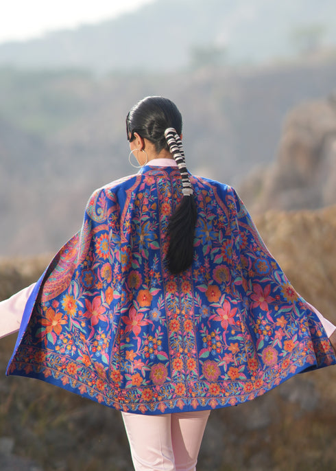 Split Sleeve Embroidered Jacket